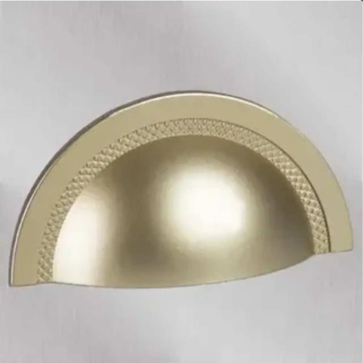 Puxador Zen Shell 64mm Dourado Matte