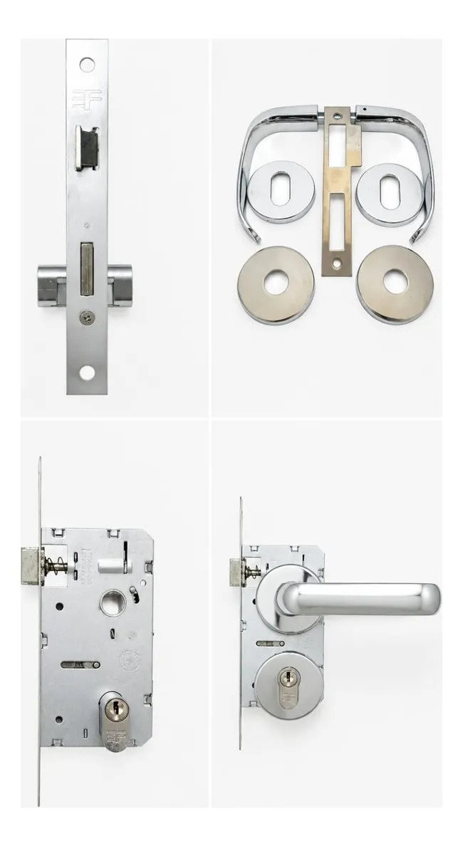 Fechadura 3f Ext/116 Rr 40mm Cr Cromado