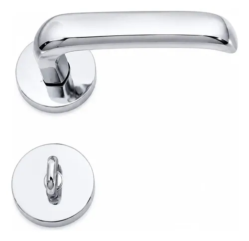 Fechadura Para Porta  Banheiro 3f Cromado